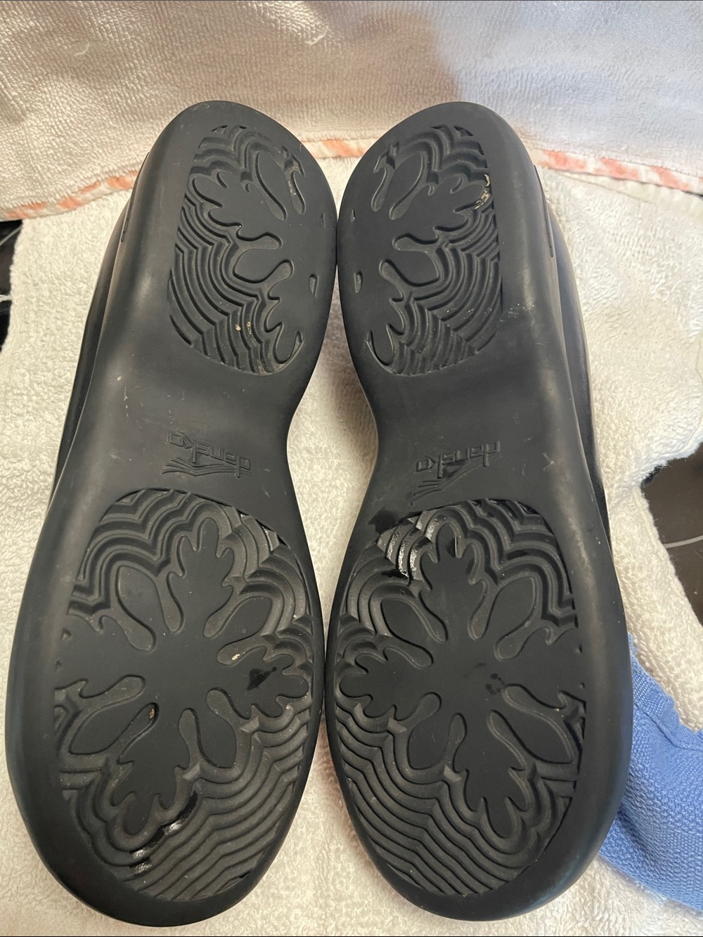 Dansko- Women’s Black leather upper Slip-On Loafer Flats with Bow Detail sz41 - Picture 4 of 6
